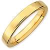 Gold-plated Sterling Silver Stackable Expressions Ring 3.5mm