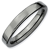 Black-plated Sterling Silver Stackable Expressions Ring 3.5mm