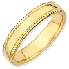 Sterling Silver Stackable Expressions Gold-plated Ring Scalloped Edges