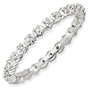 Sterling Silver Stackable Expressions Diamond Ring