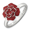 Sterling Silver Stackable Expressions Rose Ring
