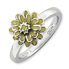 Sterling Silver Stackable Expressions Calendula Ring