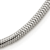 24in Sterling Silver Round Snake Chain 4mm