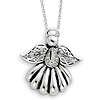 Sterling Silver Angel of Remembrance Necklace