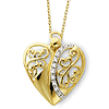 Gold-plated Sterling Silver Angel of Love 18in Necklace