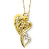 Angel of Protection Necklace Gold-plated Sterling Silver
