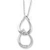 Tears to Share Necklace CZ and Sterling Silver