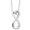 Sterling Silver Infinite Love 18in Necklace