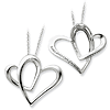Sterling Silver Mother A Part of My Heart Necklace