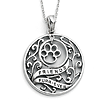 Sterling Silver Friends Furr-ever Dog Necklace