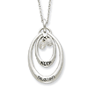 Sterling Silver Keep Trusting Necklace