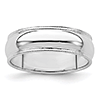 Sterling Silver 6mm Milgrain Wedding Band