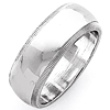 Sterling Silver 7mm Milgrain Wedding Band
