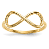 14kt Yellow Gold Classic Infinity Ring