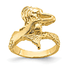 14k Yellow Gold Mermaid Ring