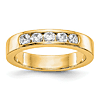 14k Yellow Gold 1/2 ct True Origin Created Diamond Channel Set Ring