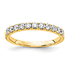 14k Yellow Gold 1/2 ct tw Lab Grown Diamond Anniversary Wedding Band