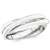 14kt White Gold Polished Rolling Ring