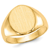 14kt Yellow Gold Ladies' Wide Signet Ring