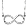 14k White Gold Classic Infinity Necklace