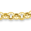 14k Yellow Gold 7mm Rolo Link Necklace 18in