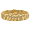 14k Yellow Gold 7.25in Mesh Bracelet 15mm Wide