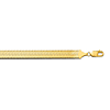 14k Yellow Gold Silky Herringbone Chain 10mm