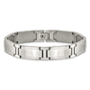 Stainless Steel 9.5in Bracelet with Fold Over Clasp