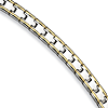 24k Gold Plated Stainless Steel Bracelet 8.5in