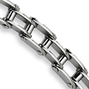 Stainless Steel 8 1/2in Polished Link Rivet Bracelet