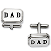 Stainless Steel Dad Cufflinks