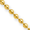 Stainless Steel 2mm Gold-Plated Ball Chain
