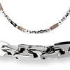 Stainless Steel Chocolate Plated Necklace 24in