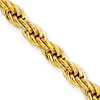 4mm Stainless Steel Gold-Plated Rope Chain