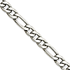 6.3mm Stainless Steel Figaro Chain