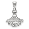 Sterling Silver St. Louis Blues 2019 Stanley Cup Pendant 5/8in