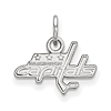 Sterling Silver 3/8in Washington Capitals Logo Charm