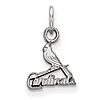 Sterling Silver 3/8in St. Louis Cardinals Pendant