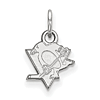 Sterling Silver 3/8in Pittsburgh Penguins Logo Charm