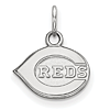 Sterling Silver 3/8in Cincinnati Reds Logo Pendant