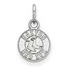 10kt White Gold 3/8in Boston Red Sox Pendant