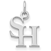 Sam Houston University SH Charm 3/8in 10k White Gold