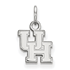 Sterling Silver 3/8in University of Houston UH Pendant