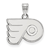 Sterling Silver 1/2in Philadelphia Flyers Pendant