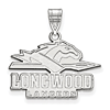 Sterling Silver 5/8in Longwood Lancers Pendant