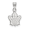 Sterling Silver Toronto Maple Leafs Pendant 1/2in