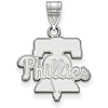 Sterling Silver 5/8in Philadelphia Phillies Bell Pendant