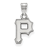 Sterling Silver 1/2in Pittsburgh Pirates P Pendant