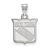 Sterling Silver 1/2in New York Rangers Charm