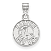 14kt White Gold 1/2in Boston Red Sox Pendant